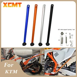 For KTM EXC Parking Side Stand With Spring Kit Motorcycle XC XCW XCF XCFW EXCF 150-450 500 530 For Husqvarna TE FE FX125-501