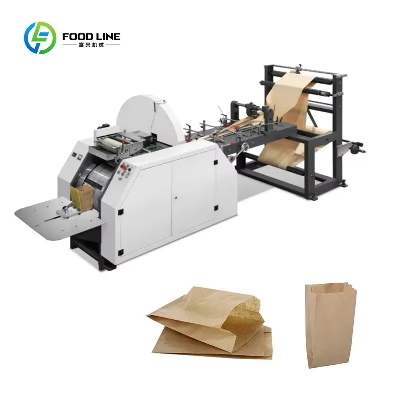 Customized Automatic Economy Type Food Paper Bag Making Machine with Factory Price