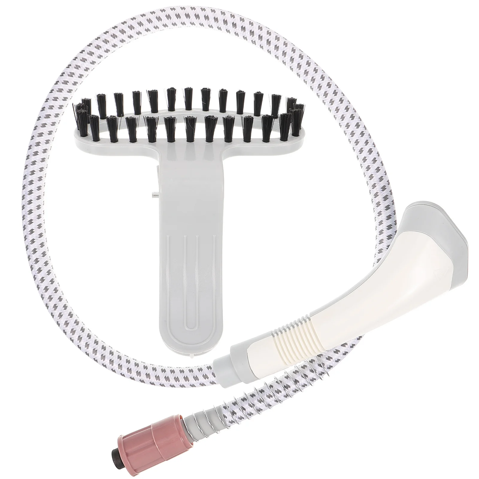 

1Set Household Steamer Accessory Replaceable Metal Plastic Nozzle Brush Design Portable Wrinkle Remover Ironing Head for Daily