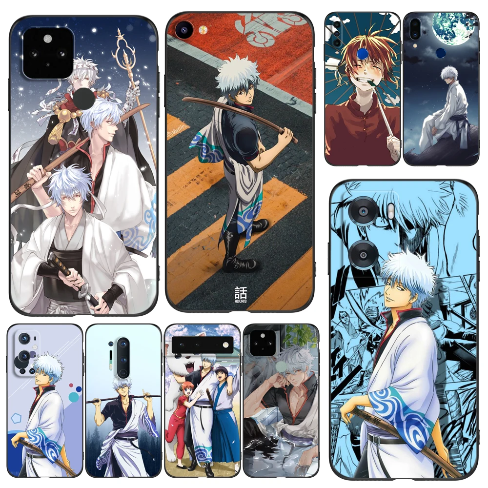 Black Tpu Case For ZTE blade A3 A5 A7 2019 A31 lite plus A51 A71 A7S V2020 L210 L8 smart vita 2022 v30 Gintama Sakata Gintoki