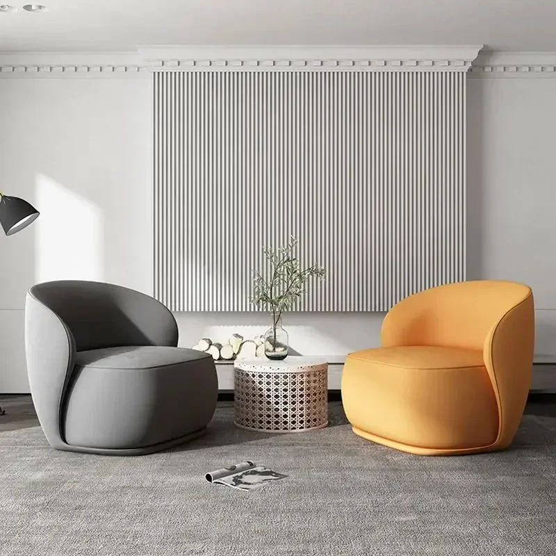 

Modern Wholesale Nordic Style Living Room Leisure Sofa Chair Fabric Chair Single Sofa Chairs
