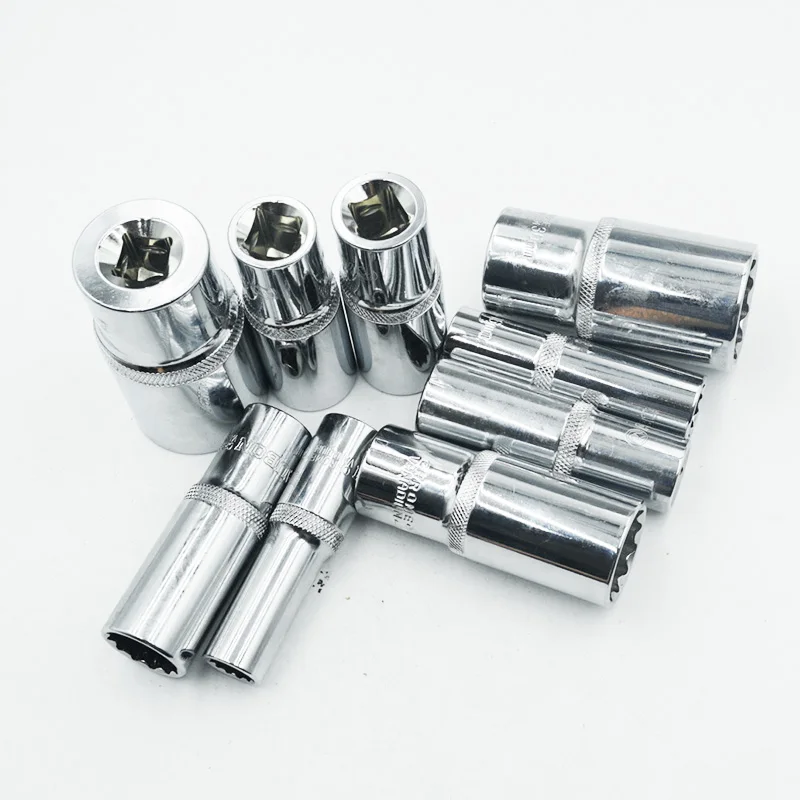 12 Points 1/2 Drive Deep Long Shallow Air Impact Socket 12PT Metric 8 9 10 11 12 13 14 15 16 17 18 19 20 21 22 24 27 30 32mm