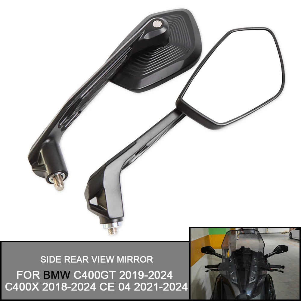 Rearview Mirror For BMW C400GT 2019-2024 CE 04 2021 2022 2023 2024 C400X 2018-2024 Motorcycle Accessories Side Rear View Mirror