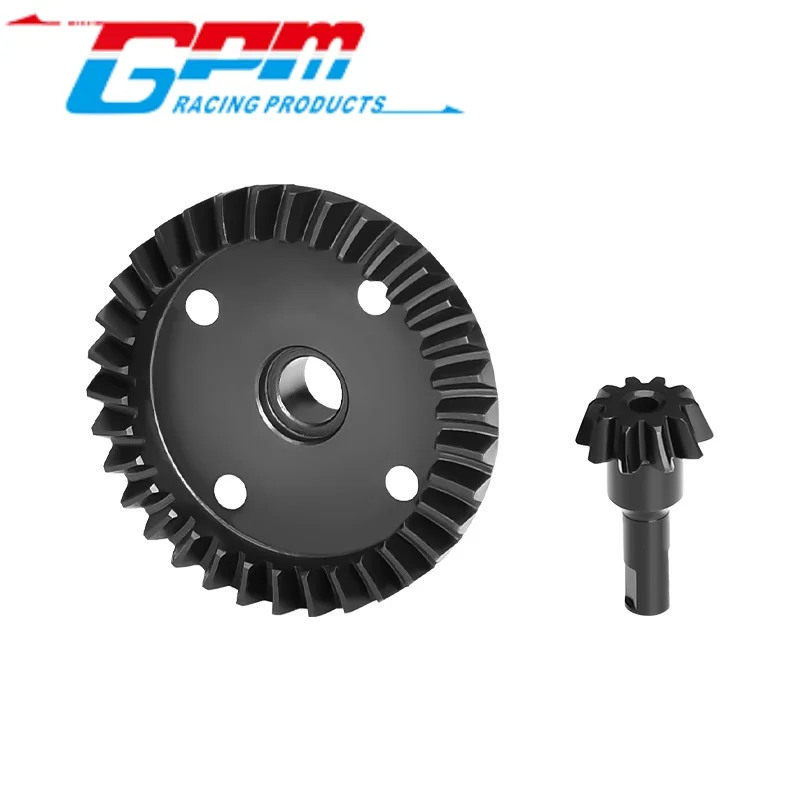 GPM MKV61034T 20CrMnTi STEEL SPIRAL-CUT MAIN DIFF GEAR & INPUT GEAR SET 34T/10T/1.3 MOD FOR ARRMA 1/8 KRATON 6S EXB V2 / V6 / NO