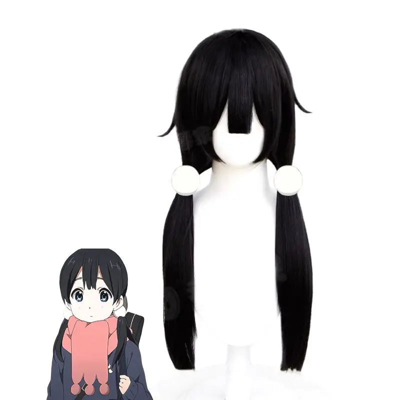 ‌ Tamako Love Story Pruik - Kitashirakawa Tamako Cosplay Haar, Anime Expo Pruik, Verstelbaar Steil Haar voor Kostuum