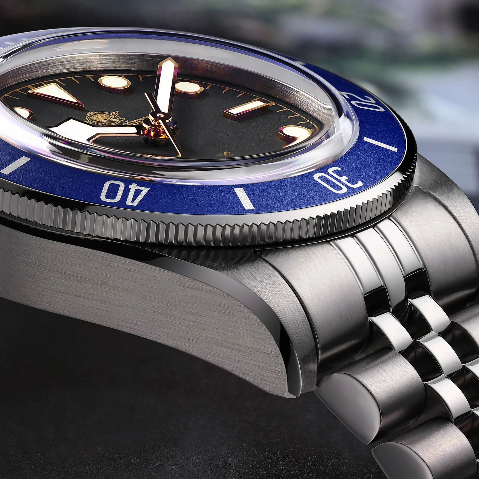 นาฬิกาดำน้ำผู้ชายยี่ห้อดัง ADDIESDIVE ระดับ 20 บาร์ รุ่น NH35 กระจกแซฟไฟร์ BGW9 เรืองแสง ระบบอัตโนมัติ กลไกจักรกล กระจกทรงโดม