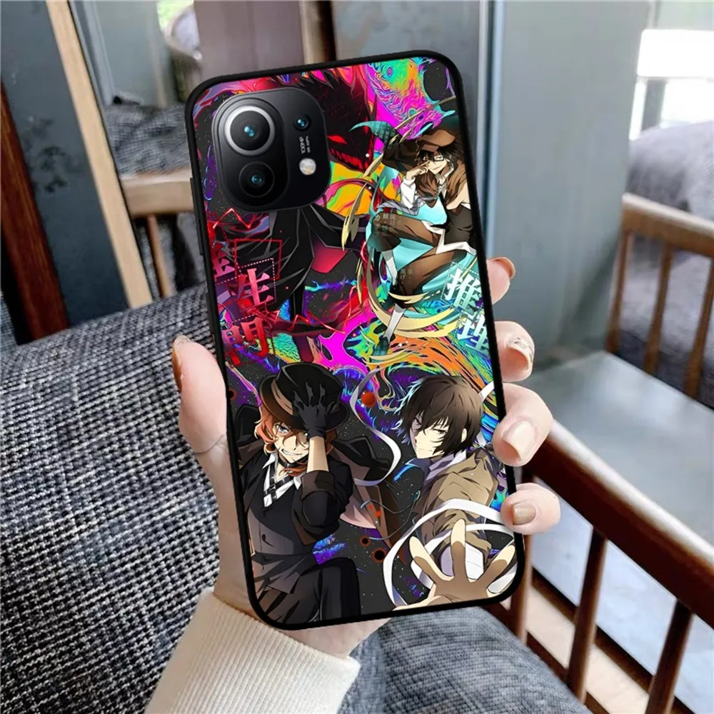 Bungou Stray Dogs Phone Case For Xiaomi Mi 5X 8 9 10 11 12 lite pro 10T PocoX3pro PocoM3 Note 10 pro lite