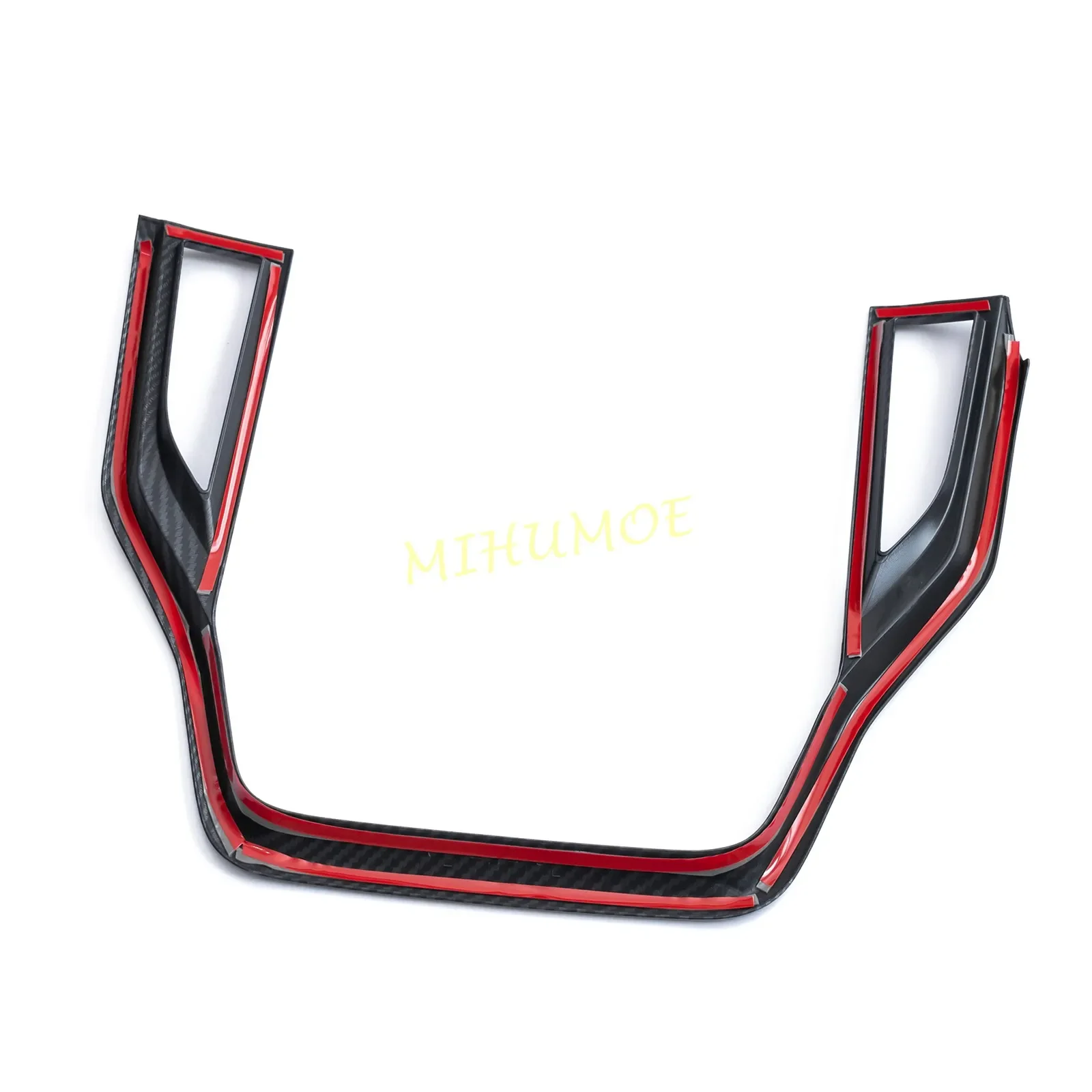 For Subaru Outback 2021 2022 Carbon Fiber Interior Center Console Dashboard Multimedia Screen Air Vent Cover Trims view 2