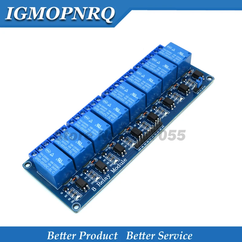 5v 1 2 4 6 8-channel relay with optocoupler module relay output 1 2 4 6 8-channel relay module