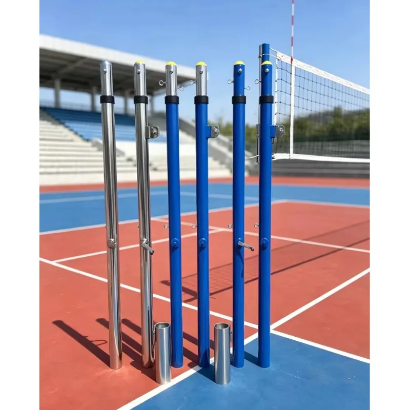 Volleyball equipment heavy steel competition training ground below