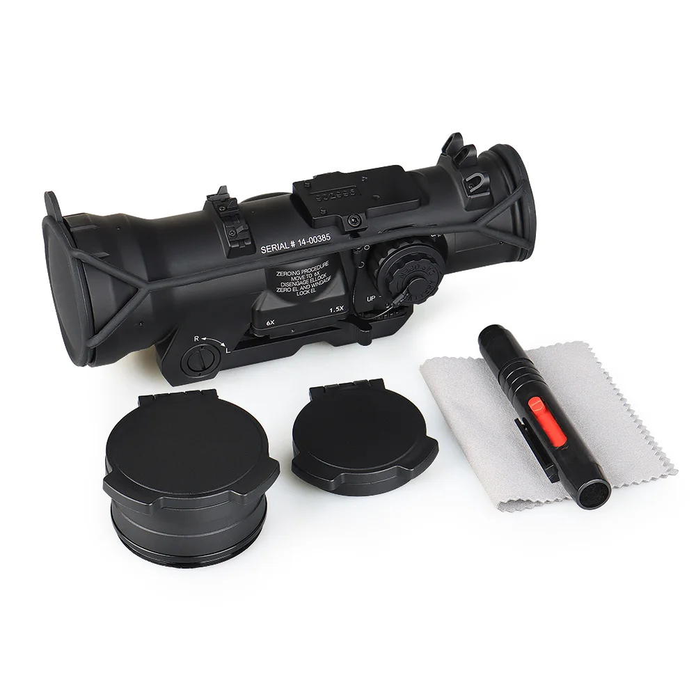 PPT Scopes 1.5-6x Optical Sight CX5456 reticle For Hunting Red Dot Illumination 1913 Picatinny rail compatible gs1-0409