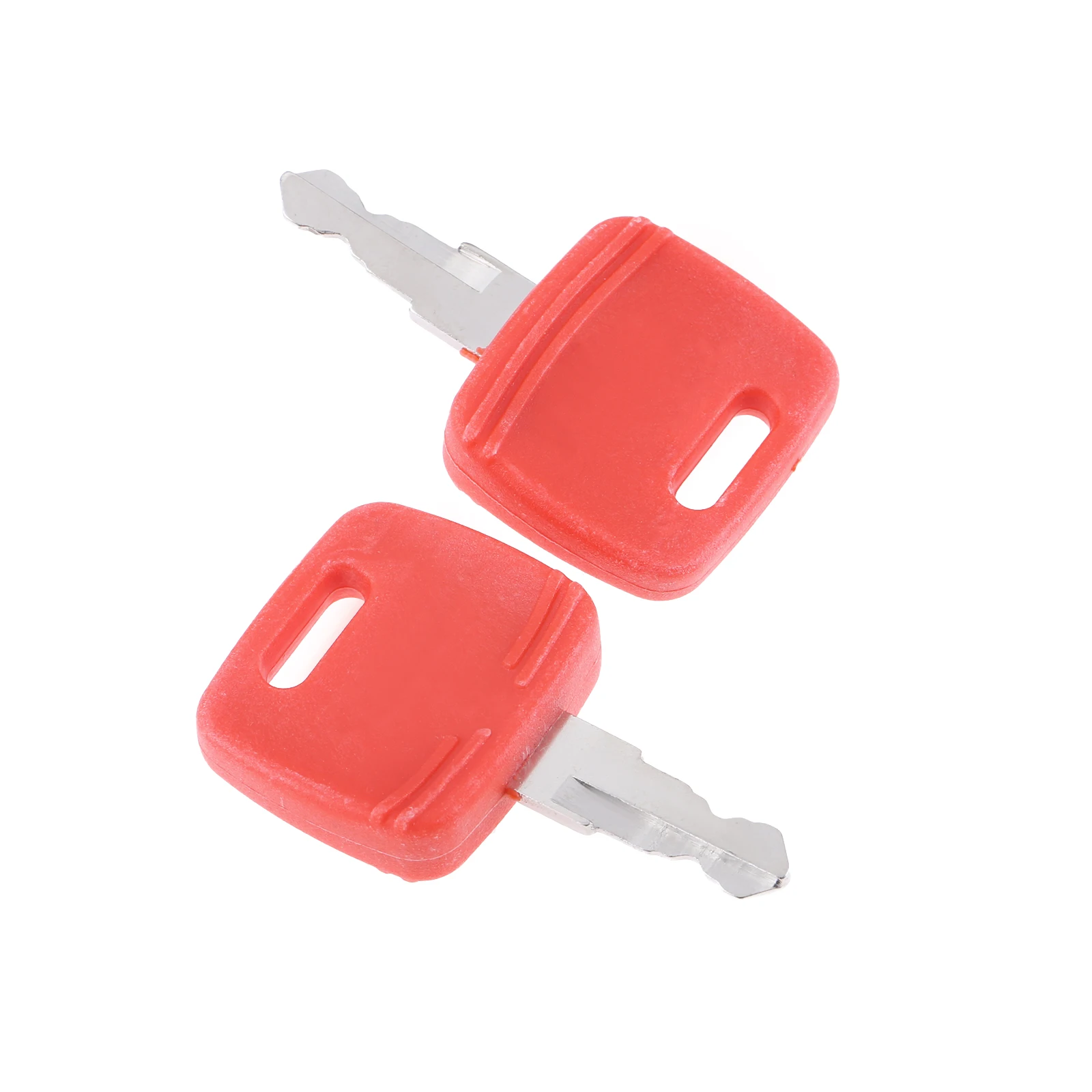 10pcs Ignition Keys w/ 2 Keychains Fit For Farm Tractors 110 TLB 3120 Sprayers Crawler Loaders Telehandlers Tractors Accessories