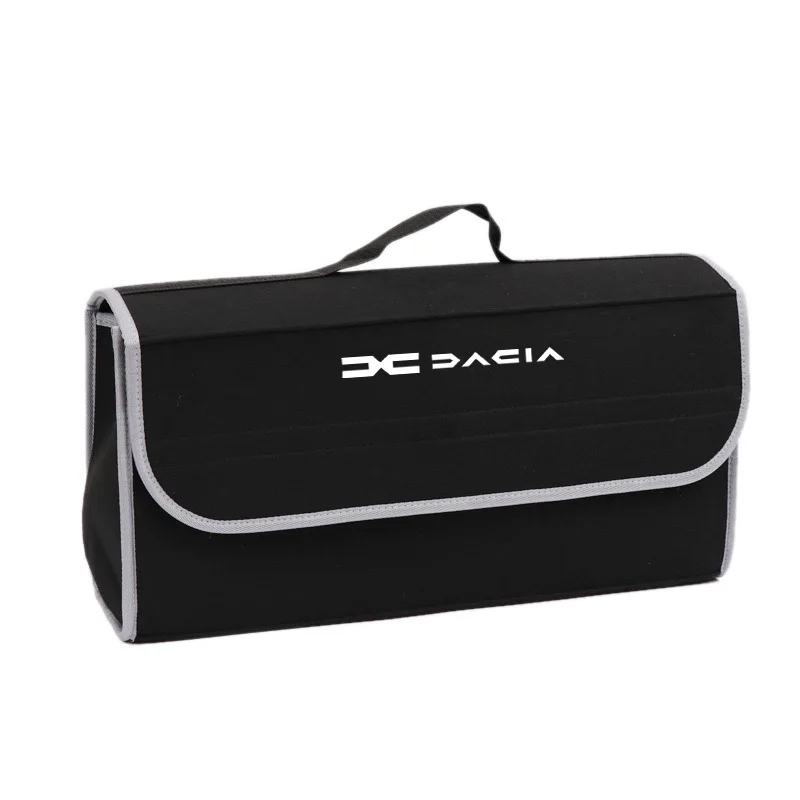 Bolsa organizadora de maletero de coche, caja de almacenamiento plegable para guardar y ordenar Dacia Duster Logan Sandero Dokker Lodgy Stepway Mcv 2 Solenza