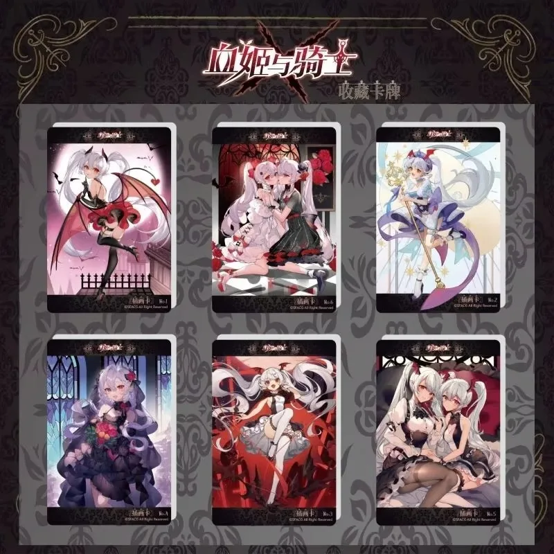 Blood Maiden and Knight Card Exquisite Anime Character Card Limited Edition Game Card Collectible Cards Toys Gifts Trading