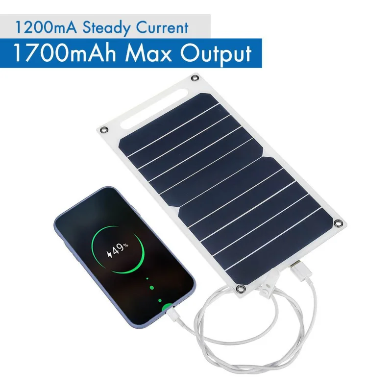 10w Solar panel portable power generation bag folding, mobile phone power bank essential for mountaineering and camping