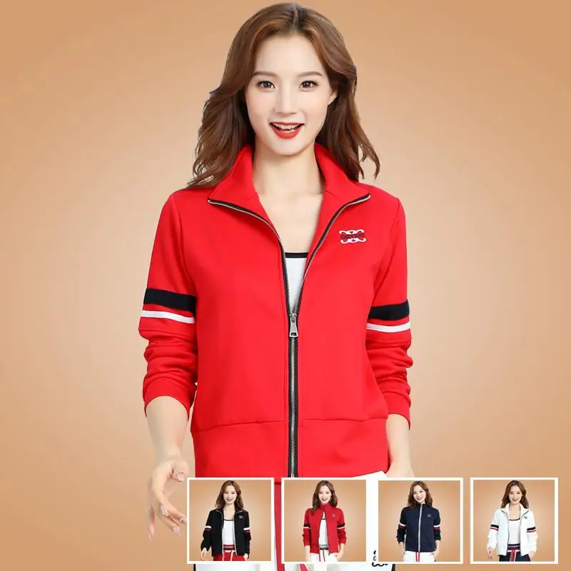 

Long Sve Cotton irt с воротником-молнией Одежда для танцевальных выступлений Square Dance Fitn Running Jaet Yang Li Authentic G...