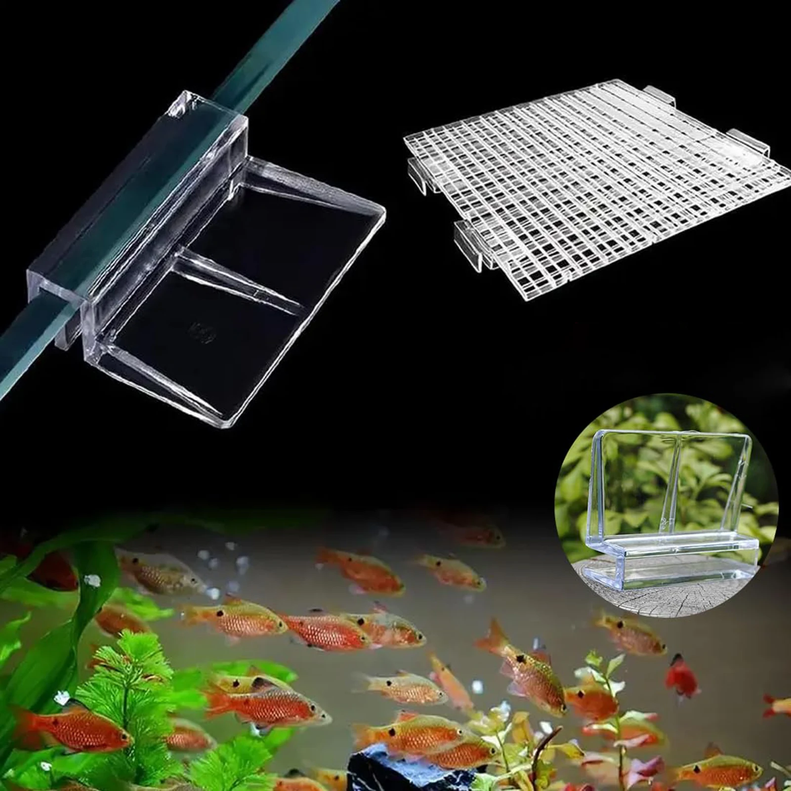 Aquarium Fish Glass - Soportes de acrílico para cubiertas de