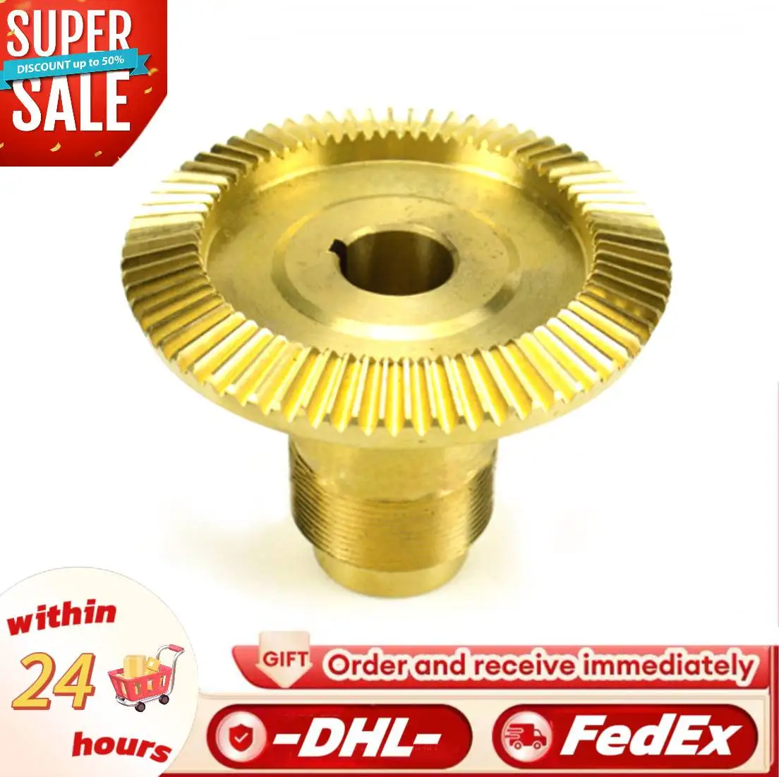 

1 шт., коническая шестерня фрезерного станка, спиральная коническая шестерня Bridgeport, бронзовая шестерня для подачи сервопривода, внутреннее отверстие с прямым зубом 16 мм