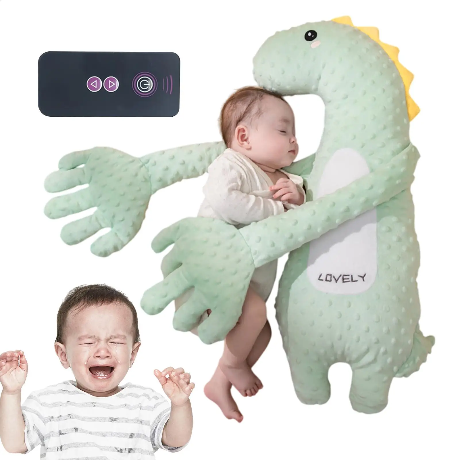 الطفل النوم الربت النخيل مع مهدئا النخيل التحكم عن بعد قابل للتعديل الكهربائية وسادة اليد مهدئا النخيل الربت