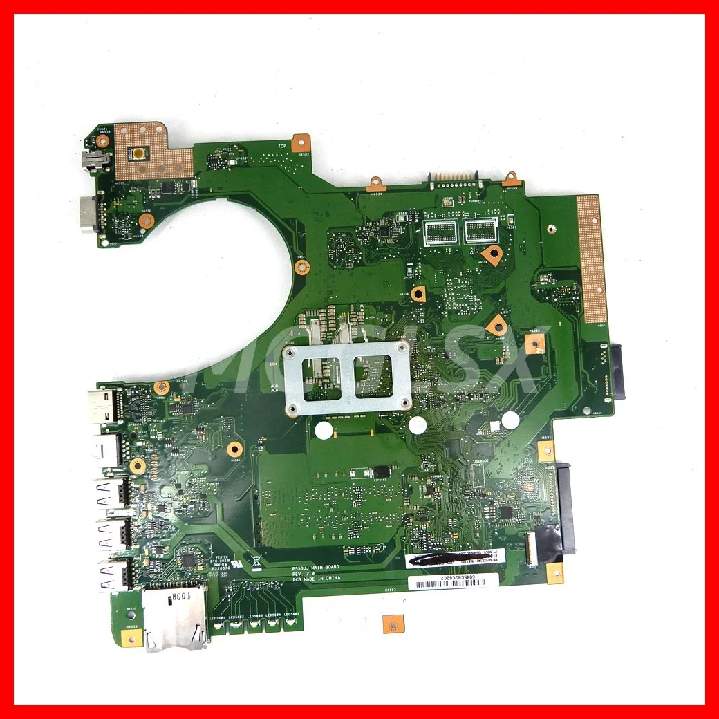 P553UJ i3 i5 i7-6th 7th Gen CPU UMA Mainboard For ASUS P553UA P2540UA P2540UJ P2540UQ P2540UV P2540UB P2540U Laptop Motherboard