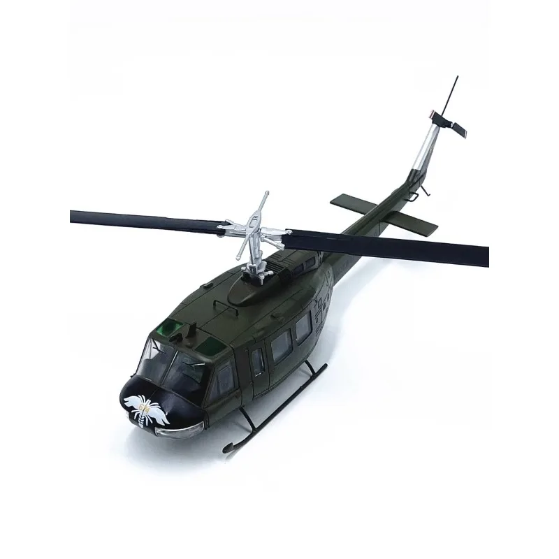 Diecast 1:48 Scale American UH-1 Huey Helicopter Simulation Alloy Static Aircraft Model Collectible Toy Gift