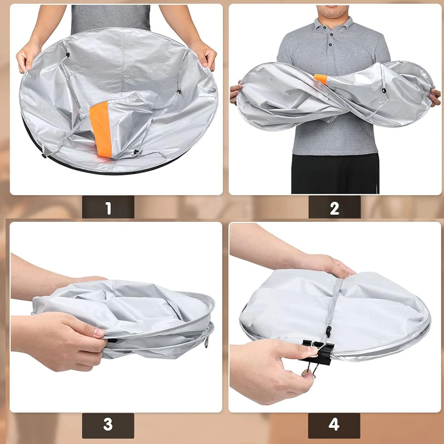 Kit de Corte de Cabelo, com Escova para Pescoço e Escova de Barbeiro, Acessórios Profissionais de Limpeza para Salão de Beleza