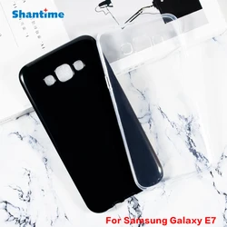 Case for Samsung Galaxy E7 TPU Shockproof Rubber Cover Protective Bumper Flexible Shell for Samsung Galaxy E7