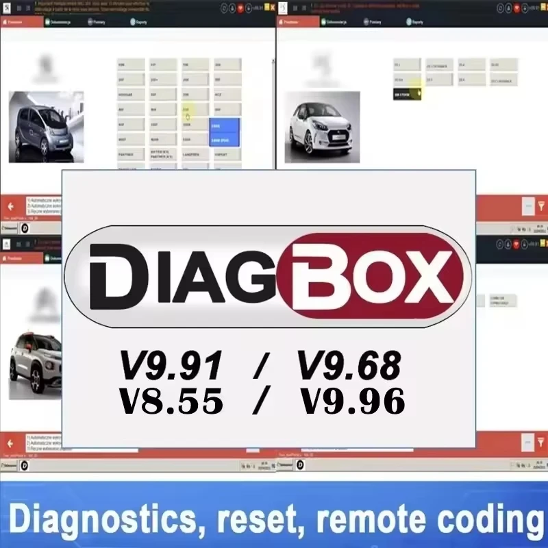 

Newest Diagbox V9.96 Diagbox V9.91 For Lexia3 PP2000 Diagbox 9.91 Full Adapter for Lexia 3 for Citroen&Peugeot Car Scanner Tool