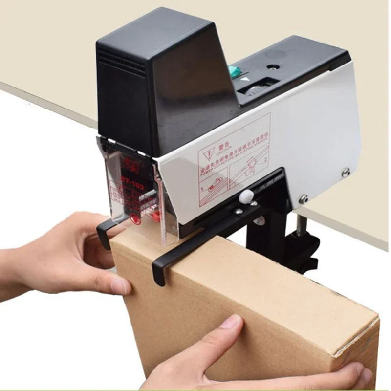 

carton box saddle book binding sewing electric stapler machine