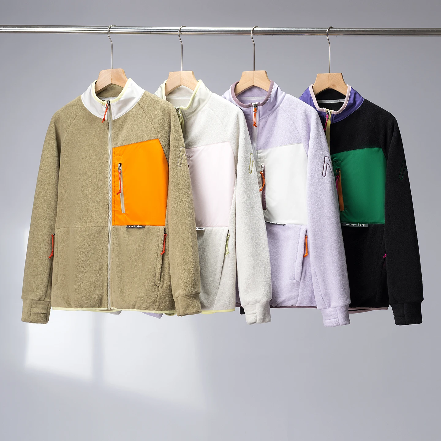 

ex Outdoor Climbing Jaet Fce Lined Hooded Zipper Closure Stand Collar Sweatirt Inner Match Color Blo Jaet