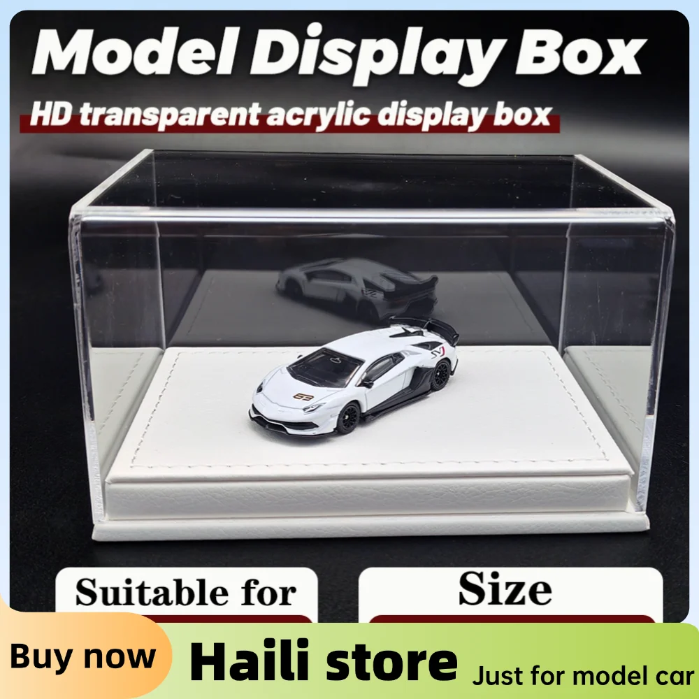 

1/64 Scale Acrylic Model Car Display Case Multi-Color Dust-Proof Cabinet for Mini GT Tomica Hot Wheels Toy Collection