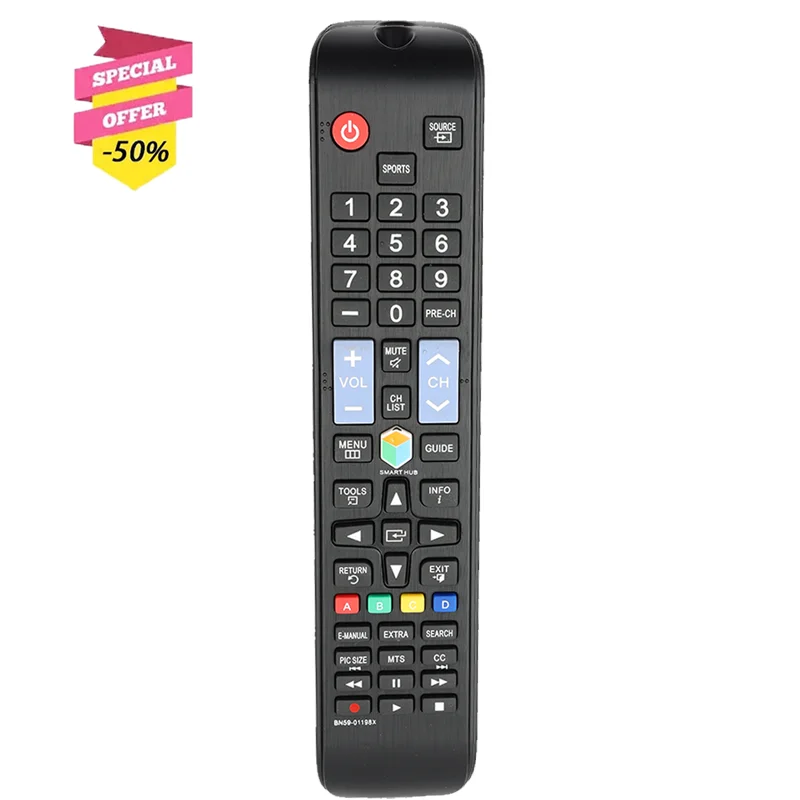 BN59-01198X Remote Control For Samsung TV Smart HDTV UN40J5200 UN40J6200 UN40J6300 UN43J5200 UN48J5200 UN50J5200 UN50J6200