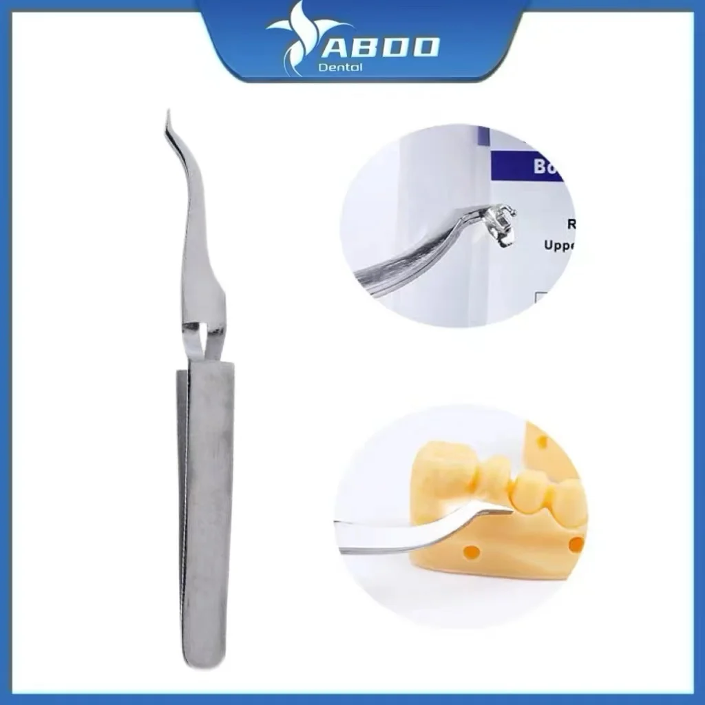 Pince à épiler orthodontique en acier inoxydable, action des barrage, outils dentelés, dentiste, pince coupante, bouccal, prompt ket, 3 pièces