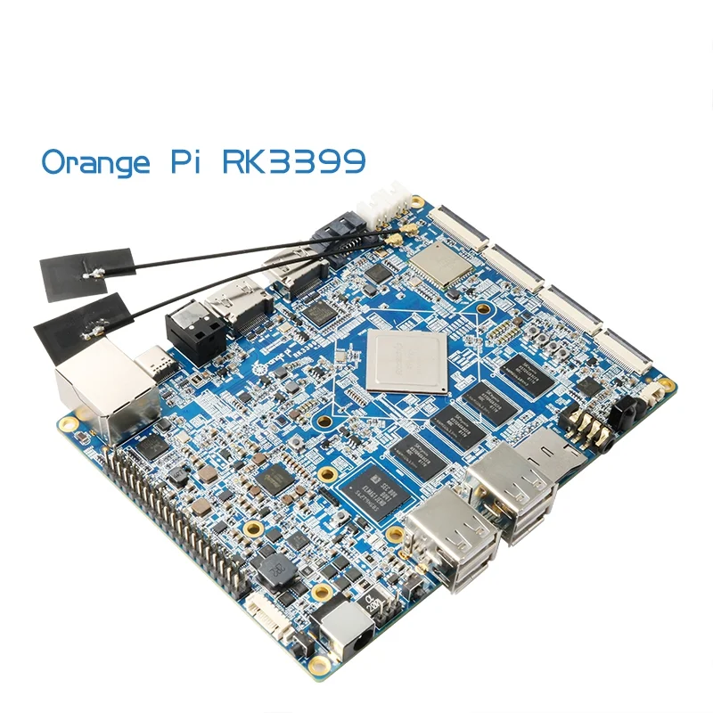 Newest Original Orange Pi RK3399 2GB DDR3 16GB EMMC Dual Core Cortex-A72 Development Board Better Than Rock