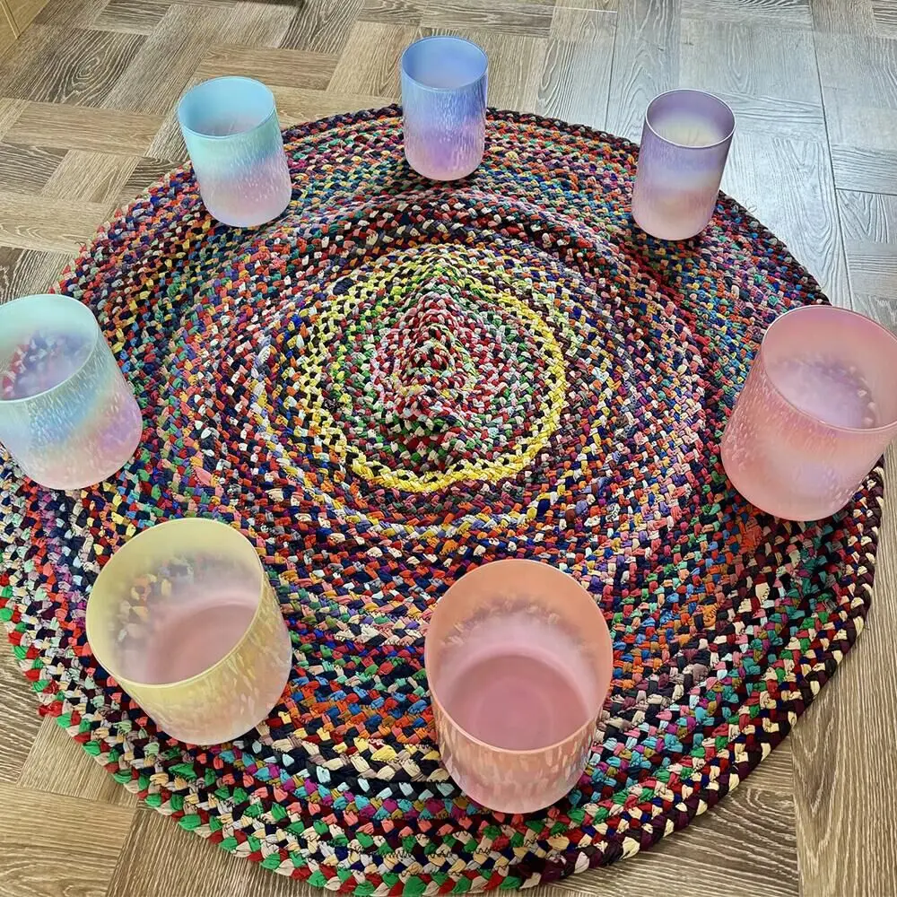 High Quality Seven Chakras Alchemy Crystal Singing Bowls For Sound Healing
