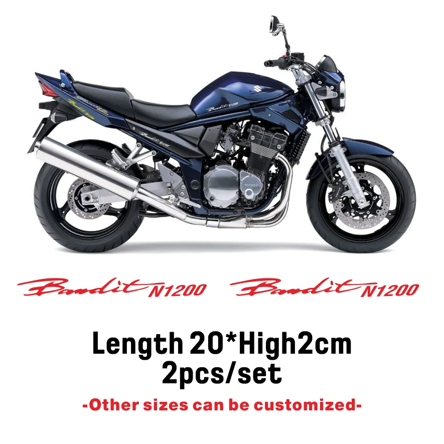 

New motorcycle bicycle fuel tank sticker wheel helmet MOTO waterproof reflective logo for SUZUKI BANDIT N1200 n1200 suzuki