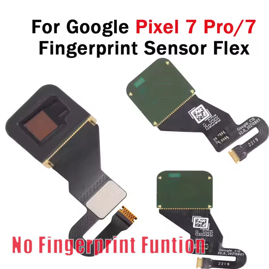 For Google Pixel 7 Pro / Pixel 7 Fingerprint Sensor Flex Cable Replacement Part Repair Part Without Fingerprint Funtion