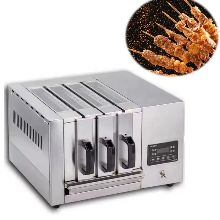 Commerical BBQ Grill Stainless Steel Pig Lamb Hog Roast Machine Lamb Roasting Oven Rotary Grill
