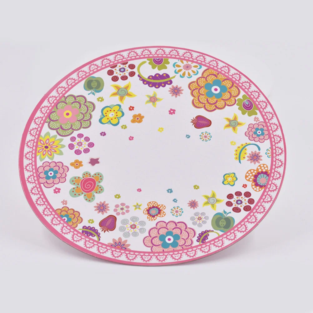 

Foldable Paper Cake Stand One Tier Round Treat Holder for Parties Weddings Baby Showers Cupcakes Muffins Display Stand Pink