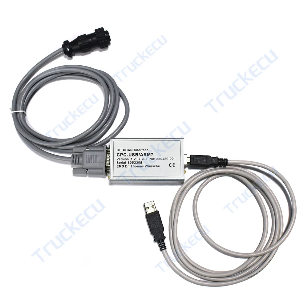 C2 LAPTOP voor Toyota Truck Heftruck Diagnostic Tool Voor TOYOTA BT Seriële 8052305 TruckCom USB KAN Interface CPC-USB ARM7 kabel