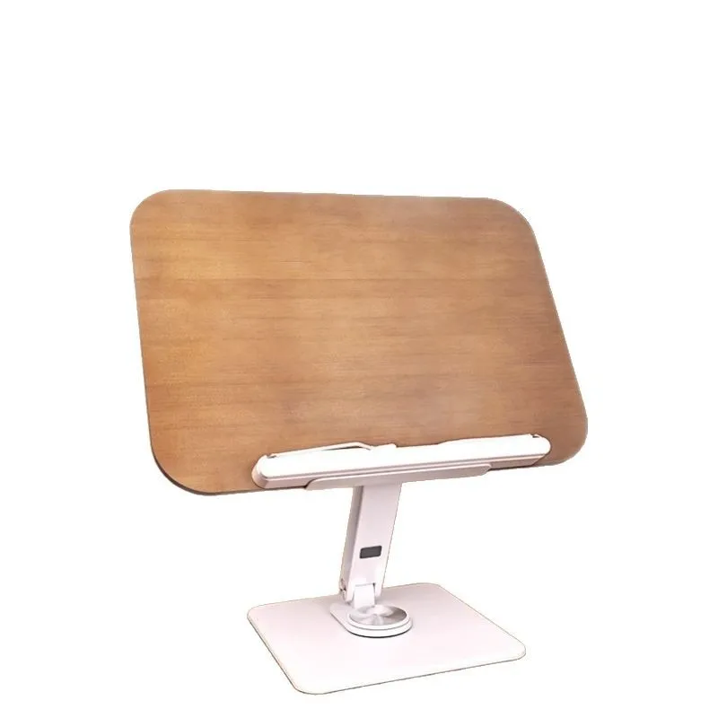 

Solid wood bookshelf, reading shelf, lifting, rotating, reading bracket, multi-functional reading artifact