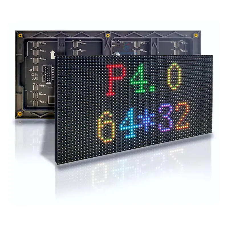 SMD RGB 3in1 LED Matrix Panel Indoor P4 64×32 Pixels 256x128mm Video Screen Module 1/16 Scan Full Color HUB75 Display