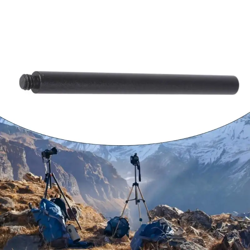 Y4UE Outdoor Camping Aluminum Extended Poles Fill Light Rod 1/4 Male Female Connectors Connection Rod Extenders