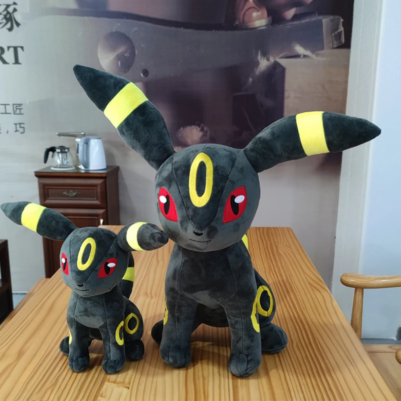 38/60cm Eevee Pokemon Large Plush Toys Plushie Pokémon Umbreon Stuffed Dolls Cute Soft Pillow Birthday Gift for Children Kids