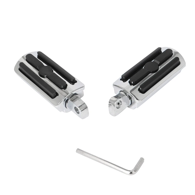 Stylish & Robusts 32mm Aluminum Foot Pegs Pair Rear Footrests ridings Accessories Uprgades for Better ridings Experience