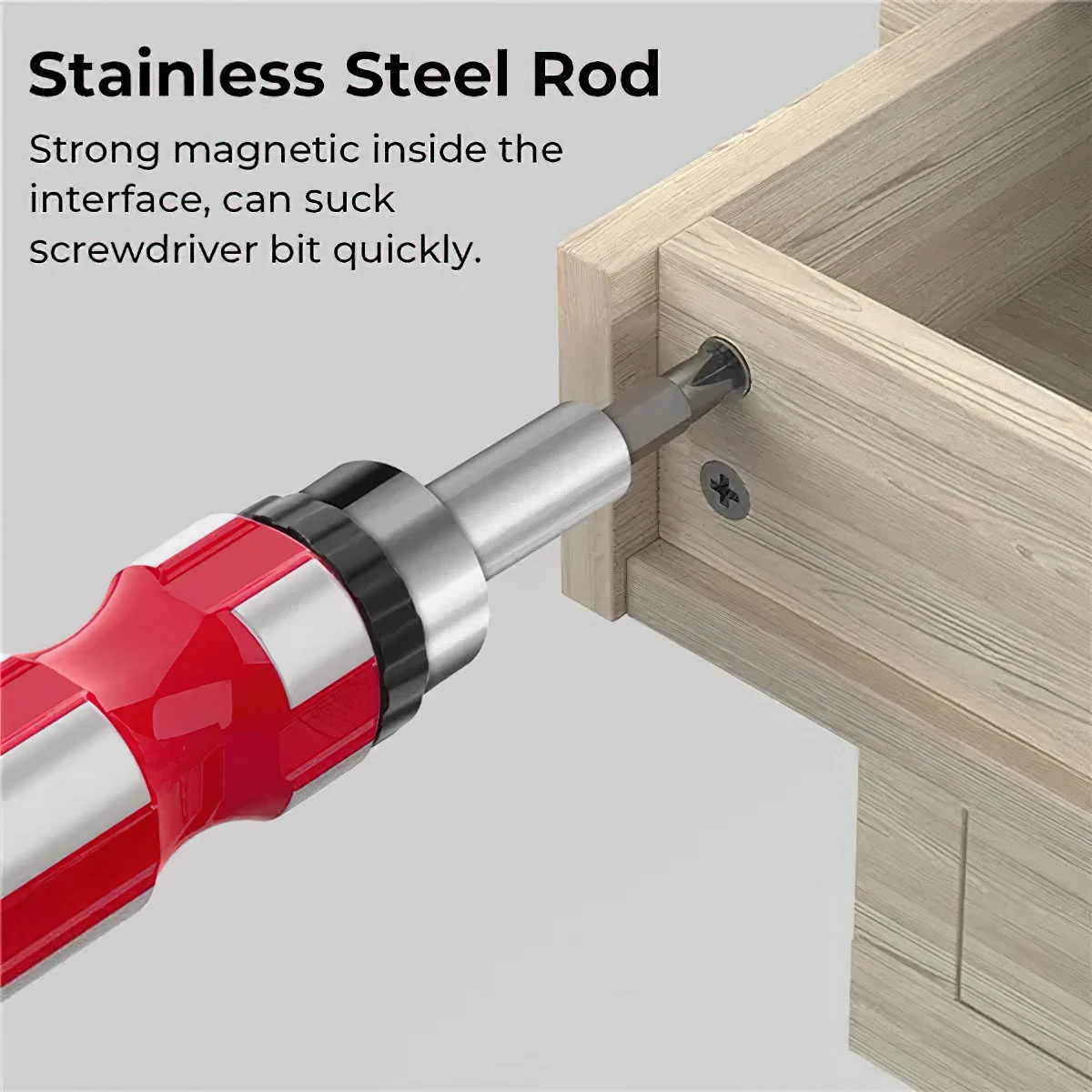 เปลี่ยนไขควงบิต 1/4 นิ้ว Hex Shank Magnetic Tip Ratchet ไขควงประแจจับสําหรับ Torx Flat Phillips Bit