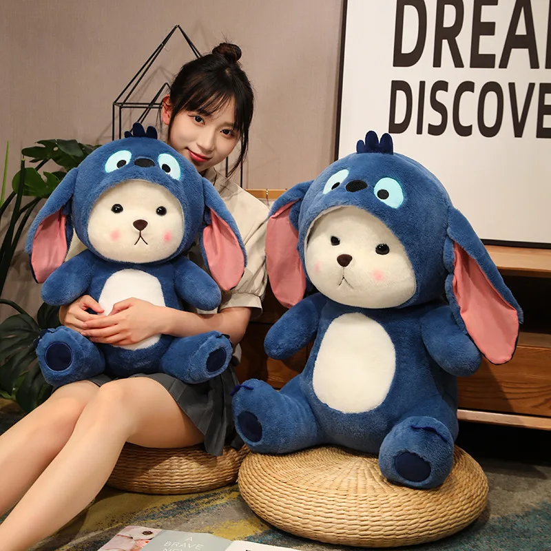 Oso bonito de gran tamaño que se convierte en punto, juguete de