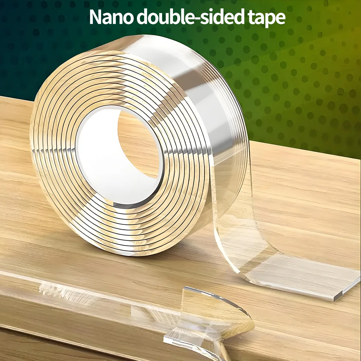 Double Sided Adhesive Tape Super strong adhesion Transparent No Trace Reusable  Office School Supplies