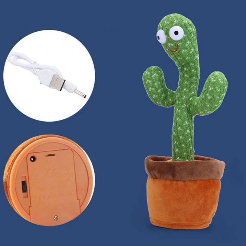 USB Power Supply Cable For Dancing Cactus Toys Charging Cable Replacement Cord Dancing cactus toys Micro Usb Charger Cord