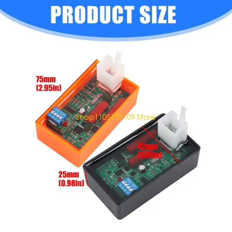 أداء عالي لإشعال الدراجات النارية DIP توقيت قابل للتعديل وبناء ABS مقاوم للماء مناسب لمحركات 100 150cc #6